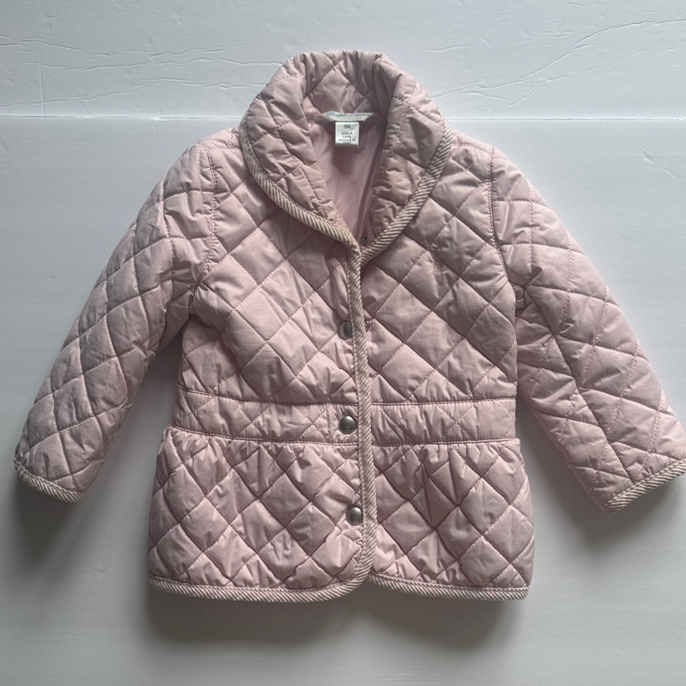 Ralph Lauren Pink Quilted Kids Barn/ Chore Jacket